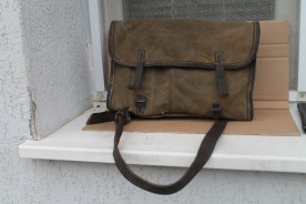 Old Vintage Tarpaulin Bag full with Instruments for MG 34